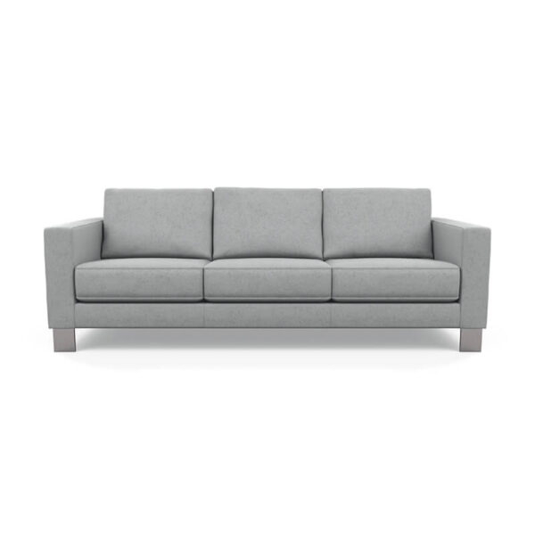 light gray three seat sofa product photo