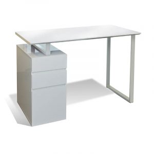 white desk with drawers product image