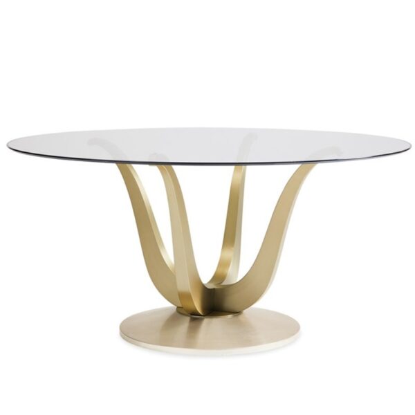 Charming Rounding Up dining table by Caracole.