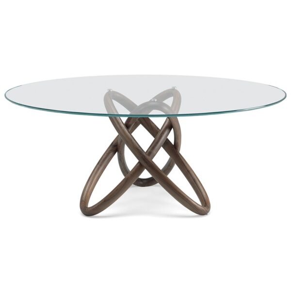 Carioca dining table round 60 inches by Cattelan Italia.