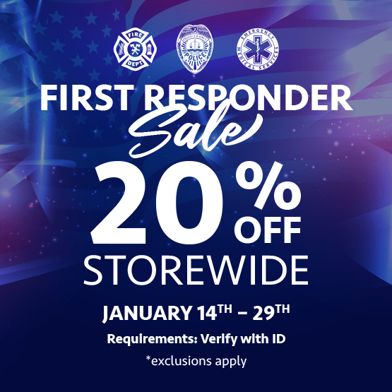 First Responders Sale 2022 (Valid From: January 14, 2022 to January 27, 2022)