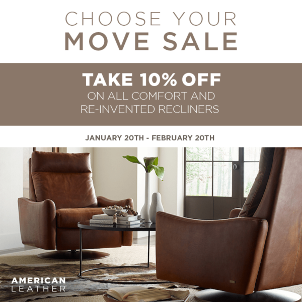 American Leather Motion Promotion 2023 (Valid From: January 20, 2023 to February 20, 2023)