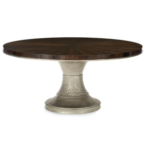 Moderne dining table in a white background by Caracole