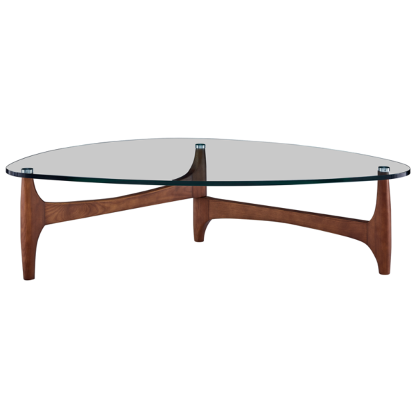 Ledell coffee table shown in a front view