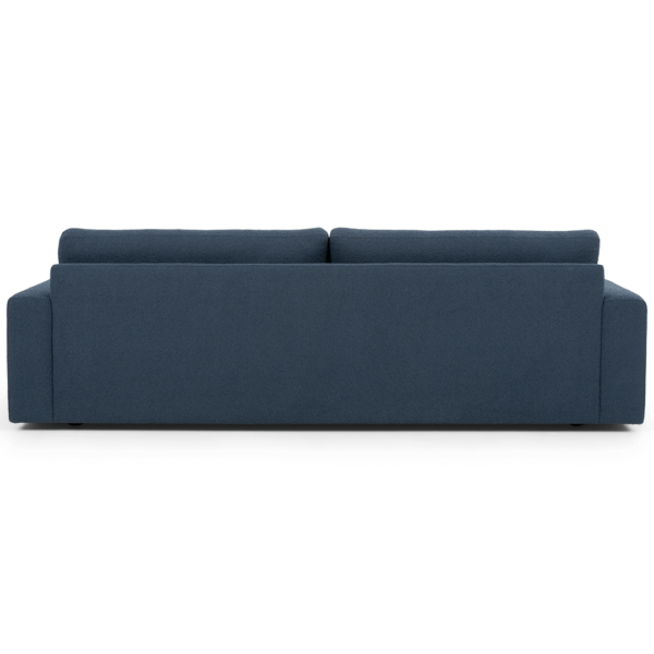 blue sofa Montara by American Leather from Elements collection back view silhouette image available in McAllen, TX at Niu Urban Living furniture store.