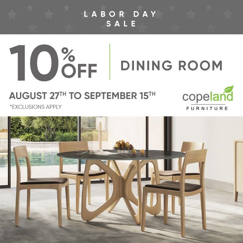 10% OFF DINING ROOM (Valid From: August 27, 2025 to September 15, 2025)