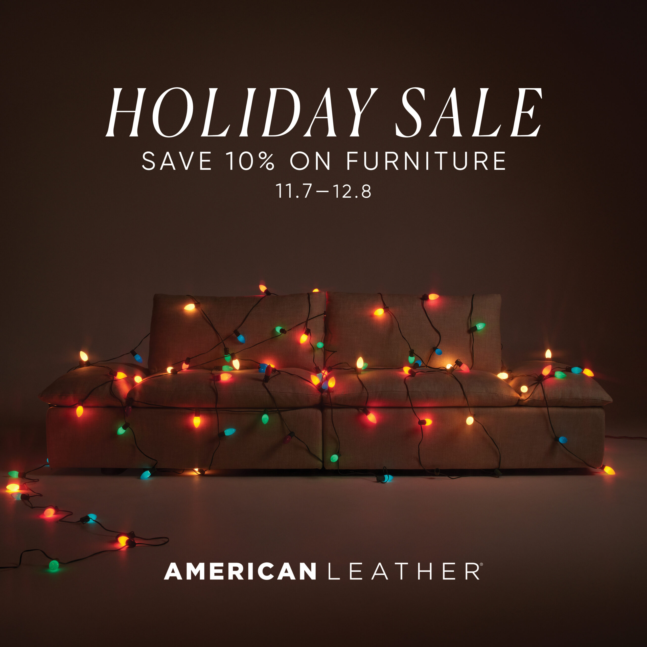 AMERICAN LEATHER HOLIDAY SALE (Valid Till: December 8, 2025)