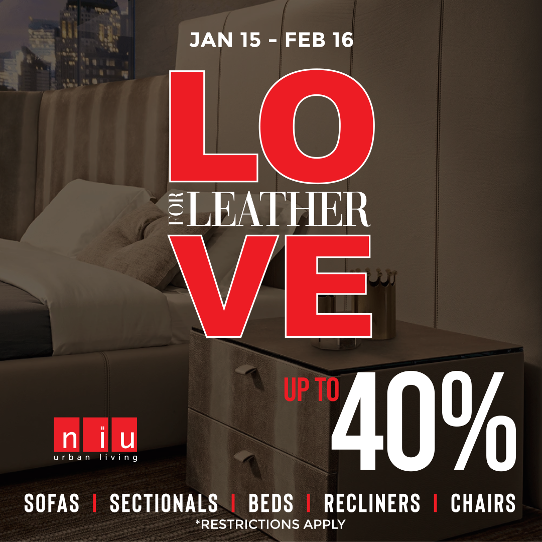 Up to 40% Off Select Leather Pieces (Valid Till: February 16, 2026)