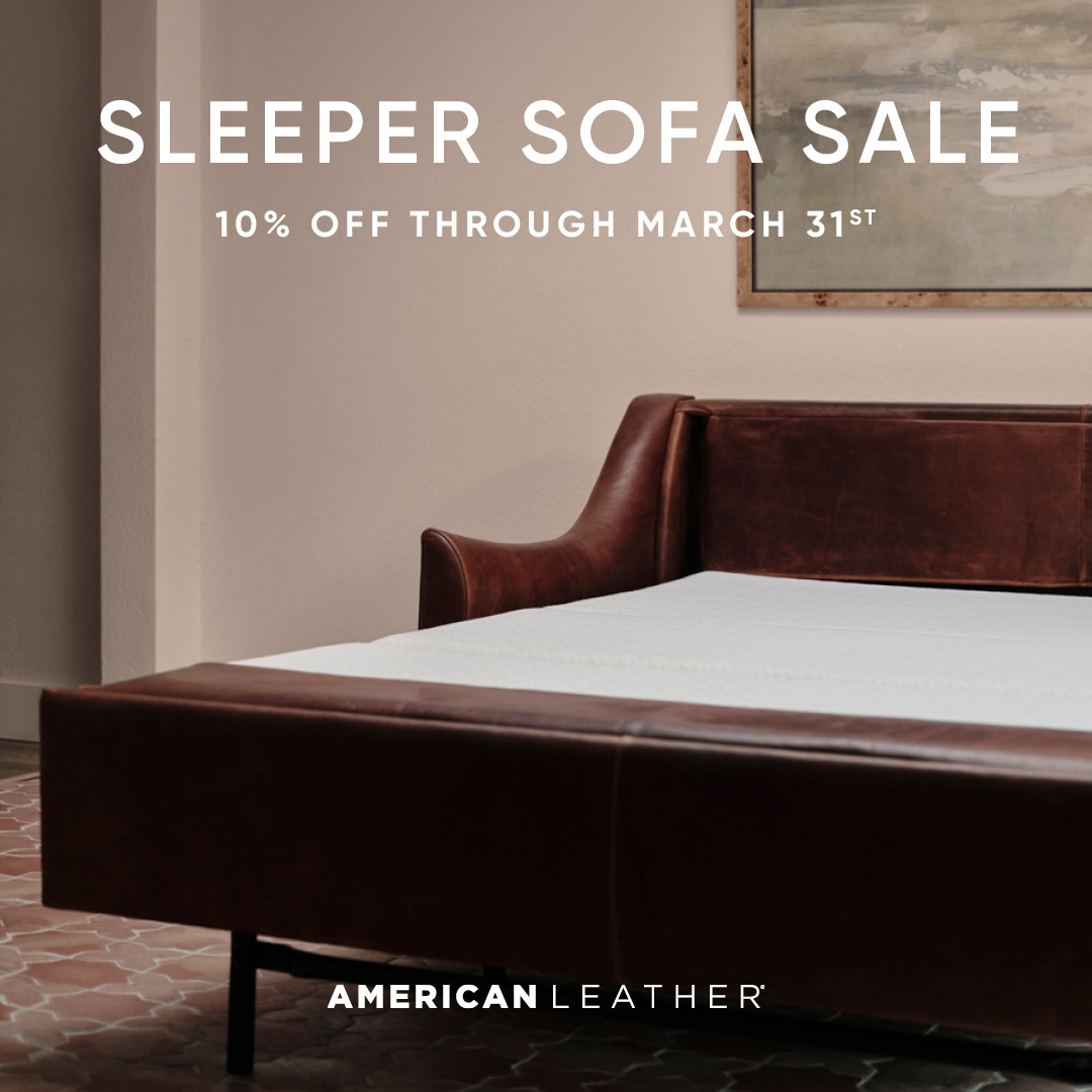 American Leather Spring Sleeper Sale - 10% OFF (Valid Till: March 31, 2026)