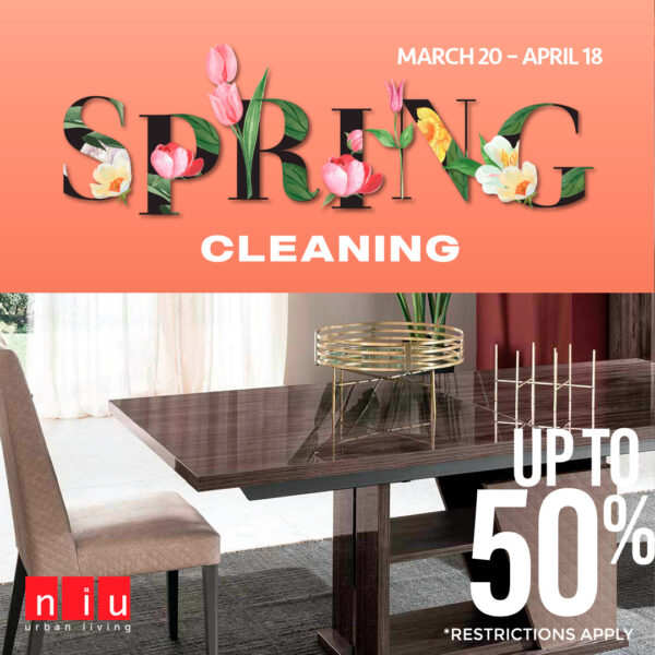 Spring Cleaning Sale 2026 - Up to 50% Off (Valid From: March 20, 2026 to April 18, 2026)