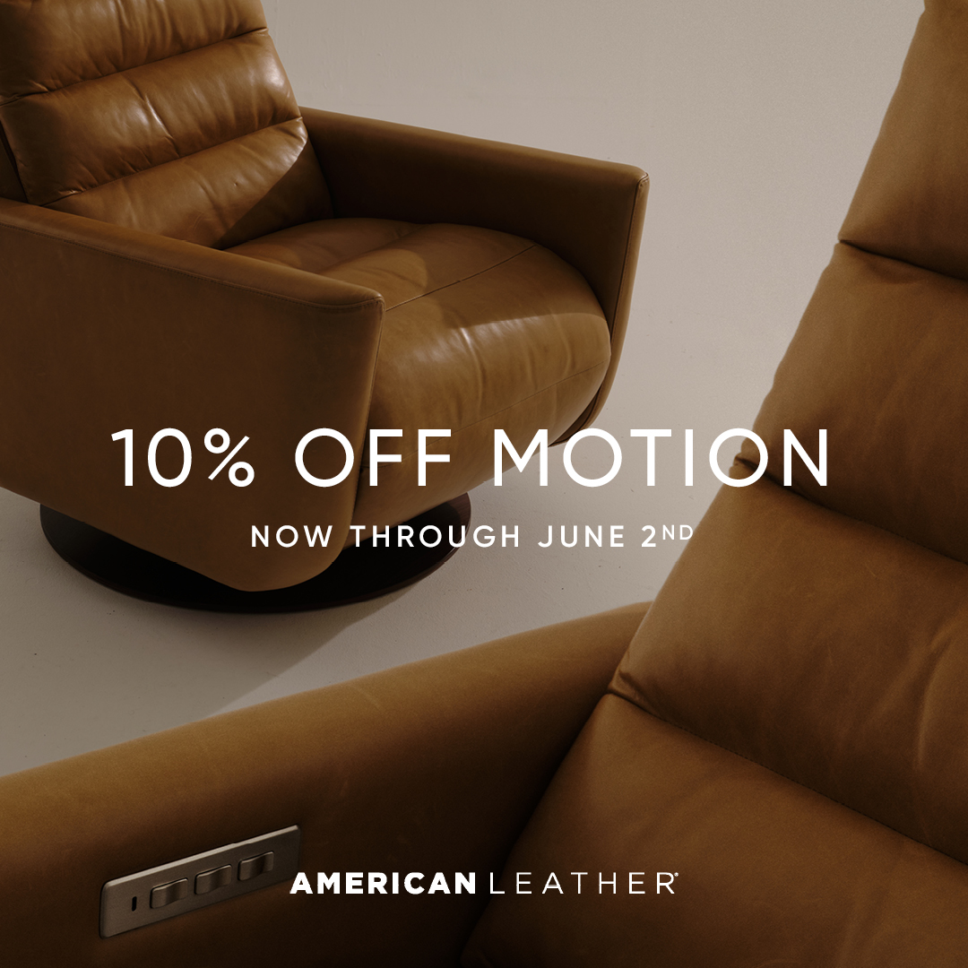 Put Your Comfort in Motion with American Leather! (Valid Till: June 2, 2026)
