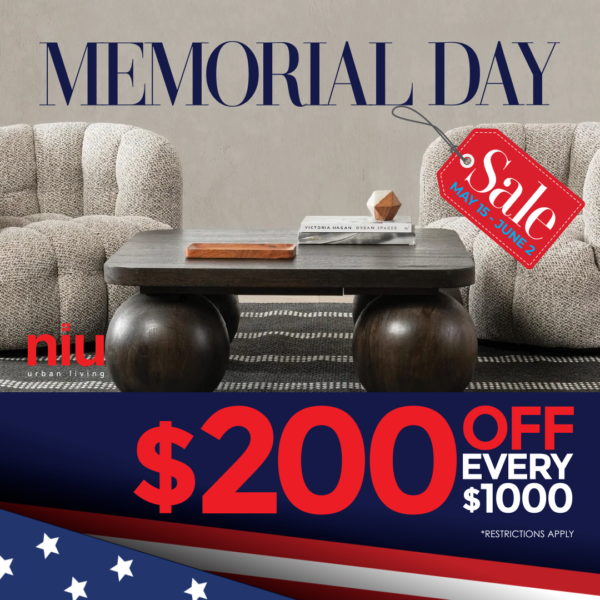 Celebrate Memorial Day in Style (Valid From: May 15, 2026 to June 2, 2026)